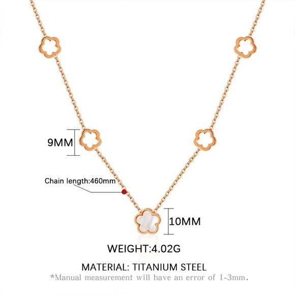 Zara Mother of Pearl Flower Camellia Fine Chains Studs - Picture 10 of 16